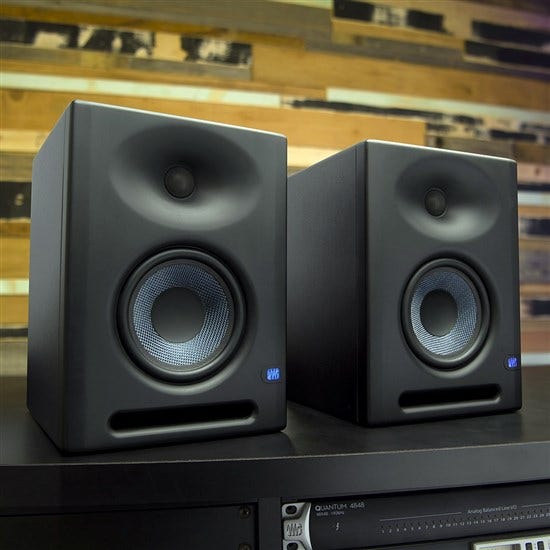 PRE-E5XT - Presonus Eris E5 XT 5" Active Studio Monitors w/ Wave Guide  (Pair) // Mannys Music