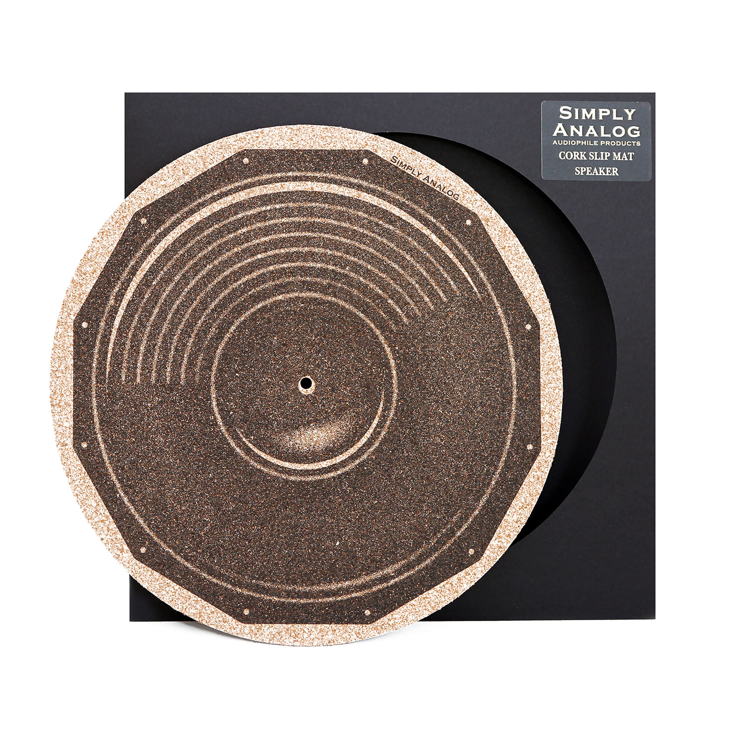 Simply Analog Slip Mat Cork Speaker Print