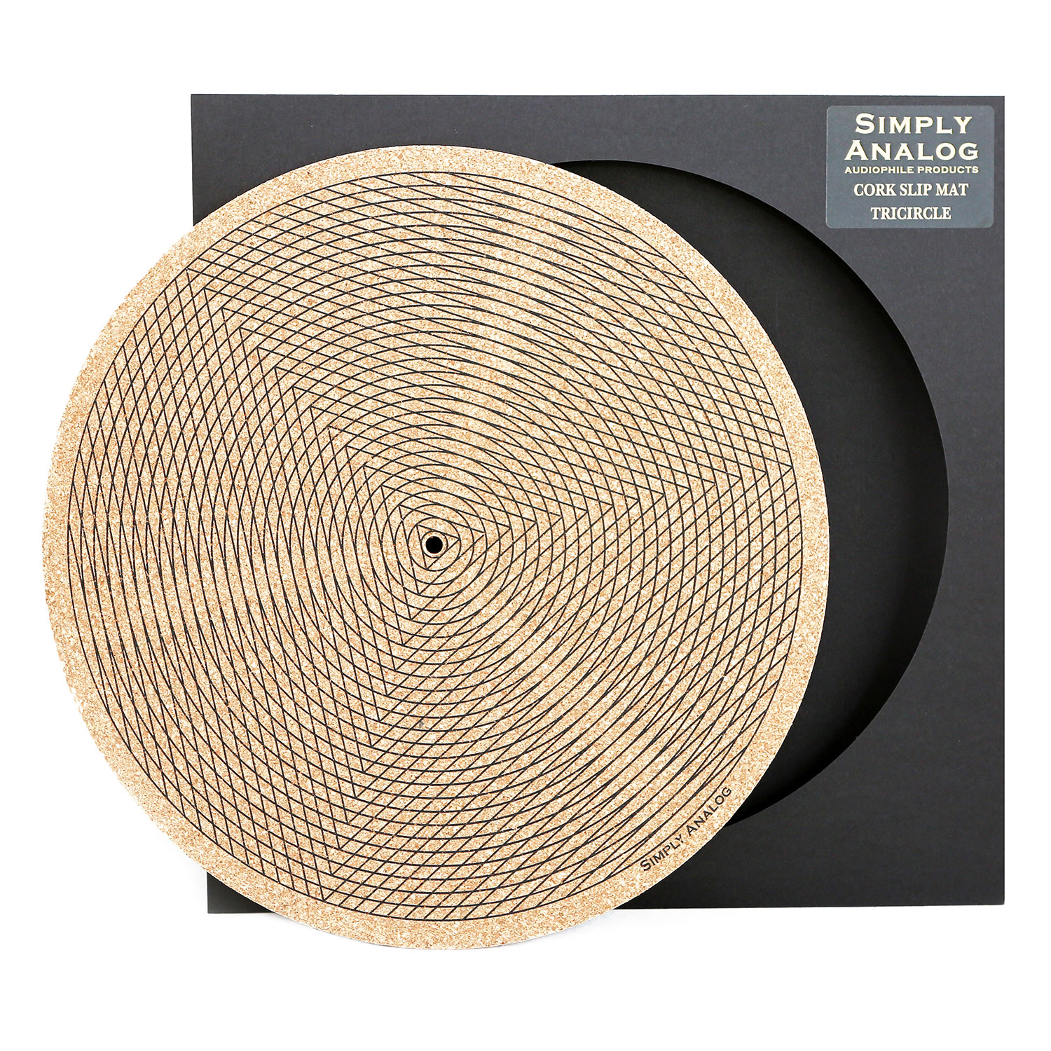 Simply Analog Slip Mat Cork Tricircle Print