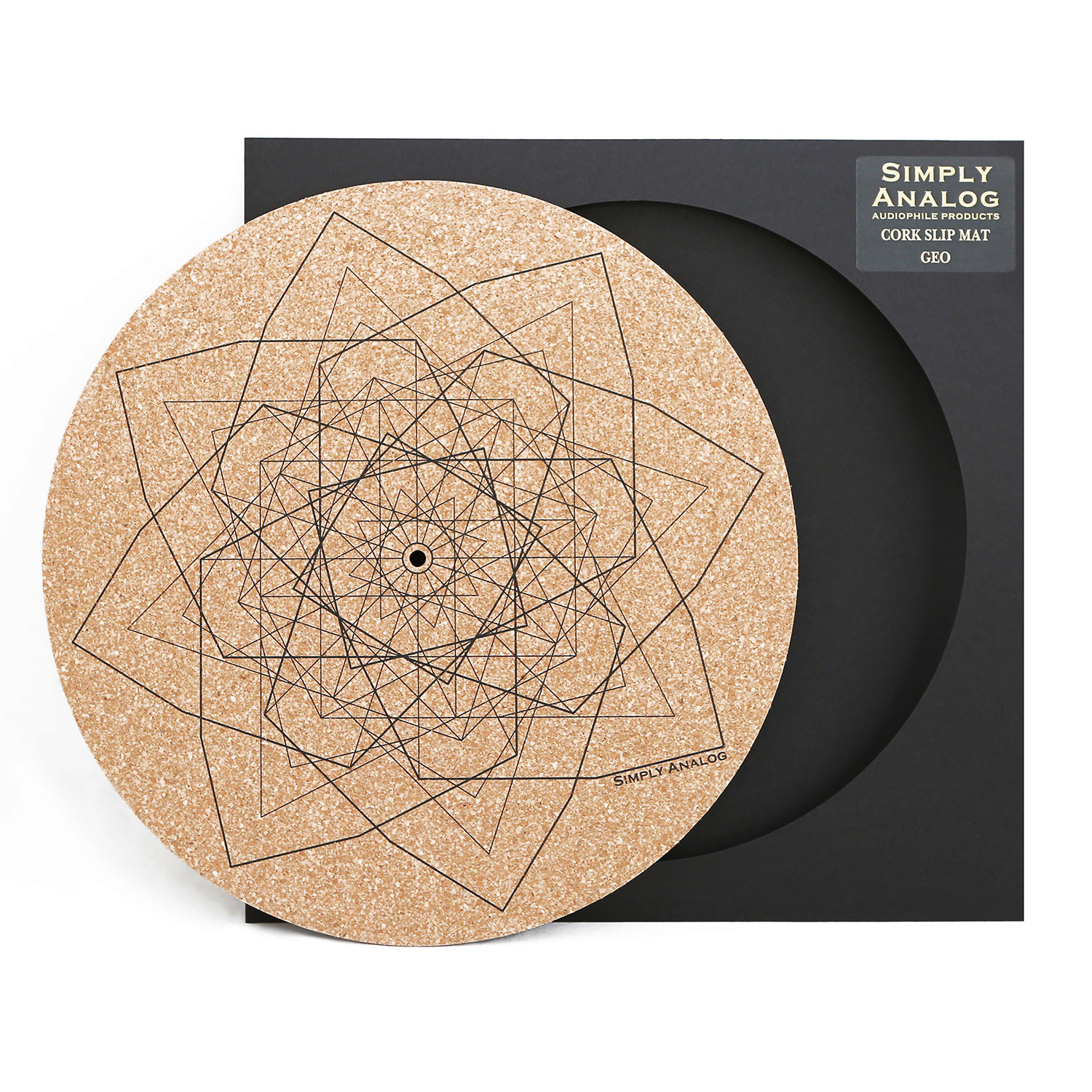 Simply Analog Slip Mat Cork Geo Print