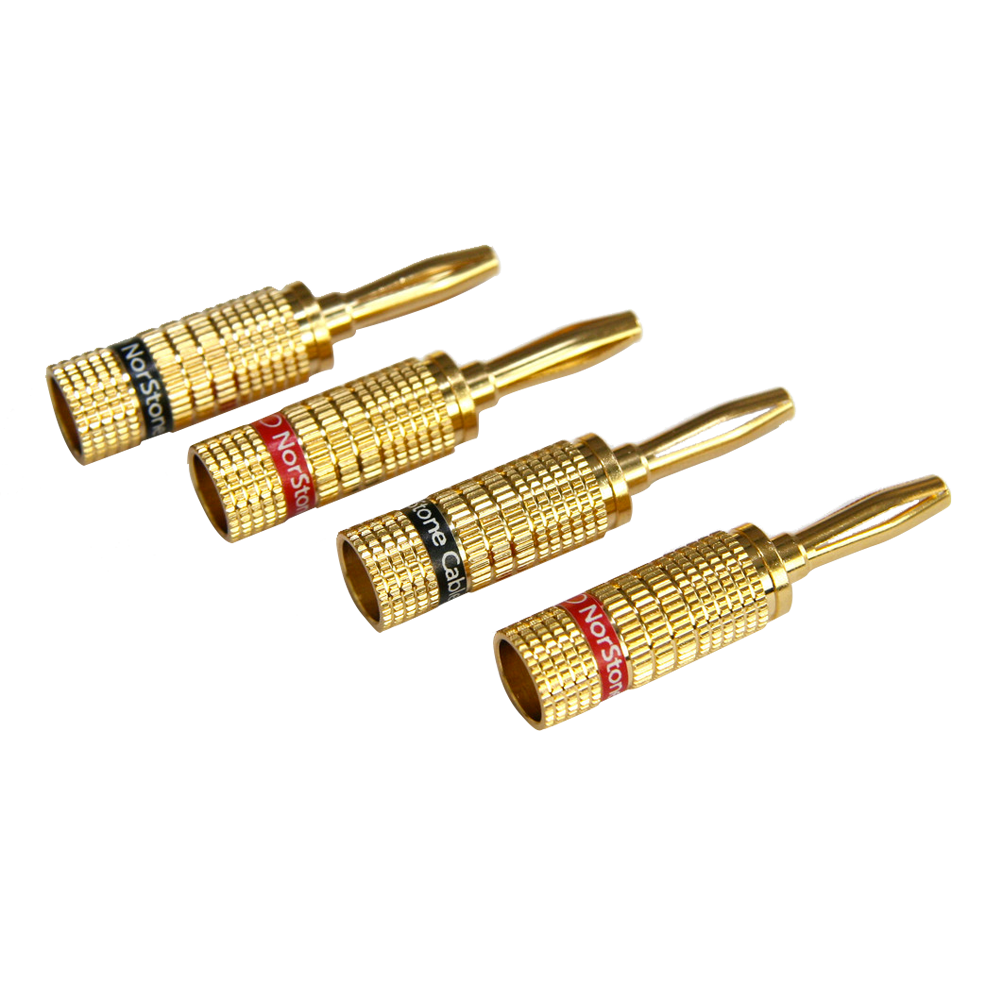 NorStone Banana Plugs (set 4 τεμαχίων)