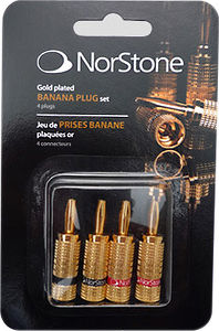 NorStone Banana Plugs (set 4 τεμαχίων)