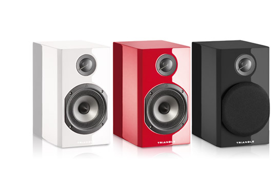 Triangle The bookshelf color black (pair)