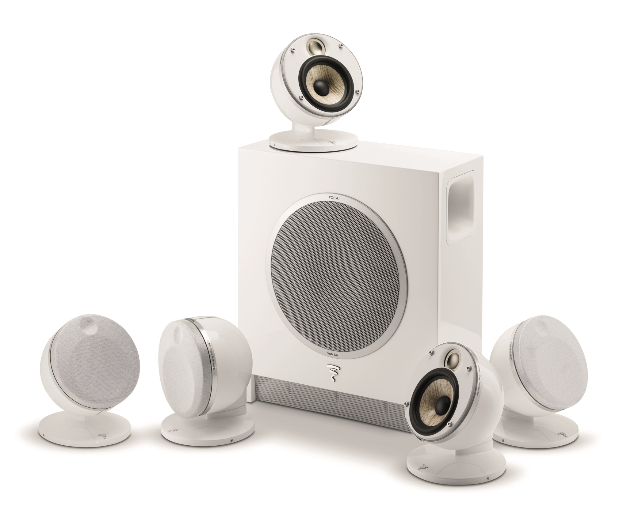 Focal Dome 5.1 Flax & Sub Air White