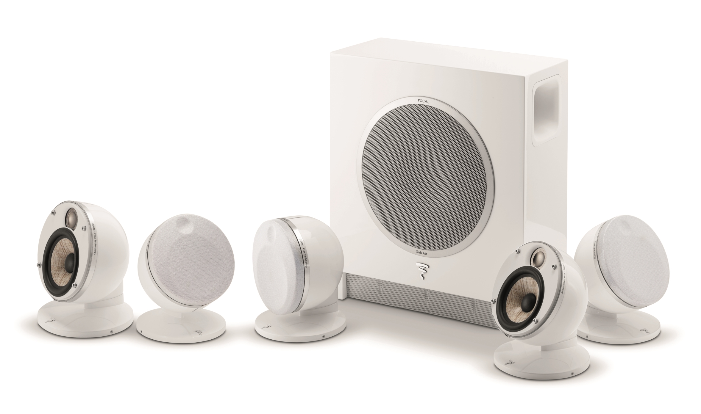 Focal Dome 5.1 Flax & Sub Air White