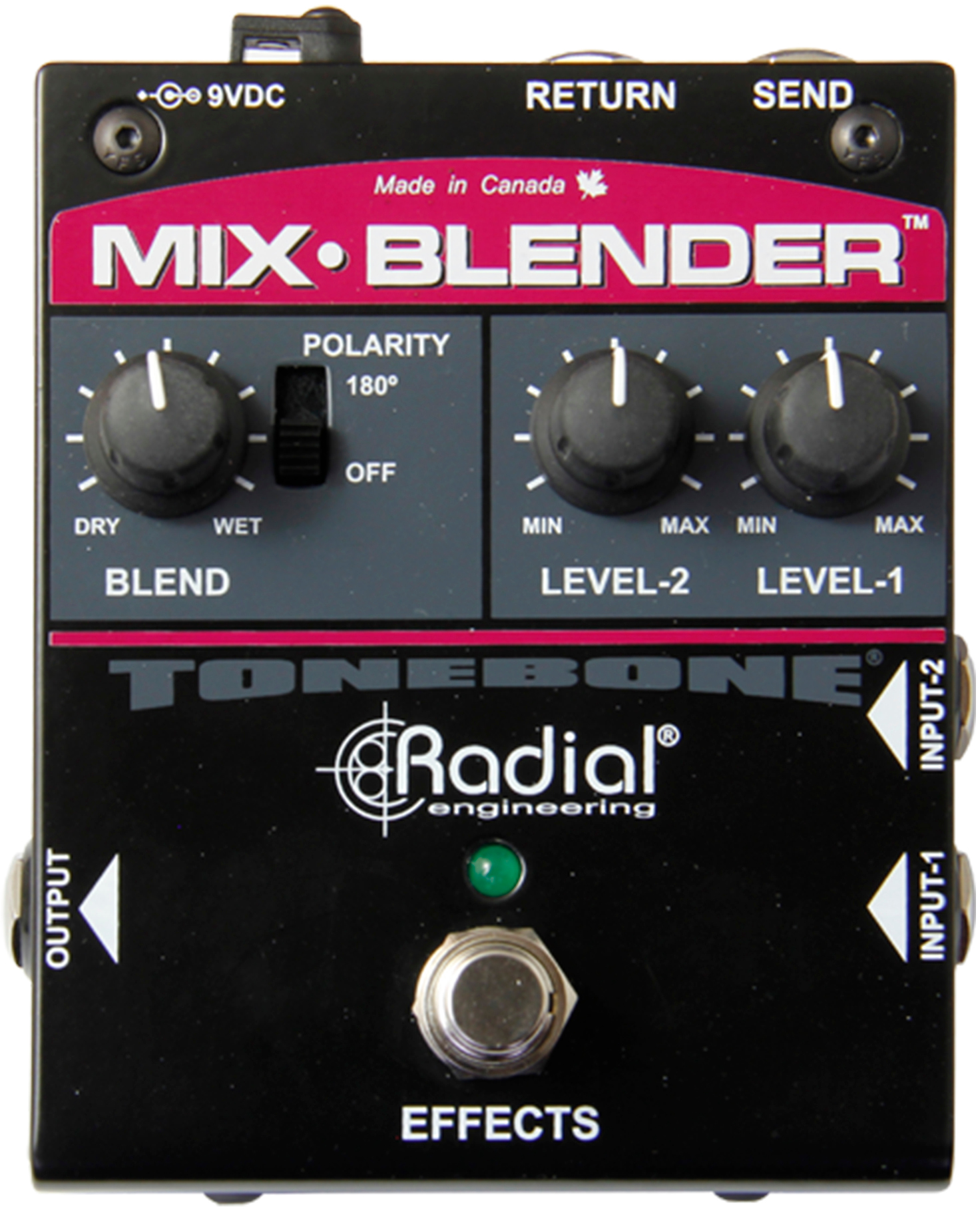 Radial Mixblender Mixer Effects & Loop Tonebone Pedal