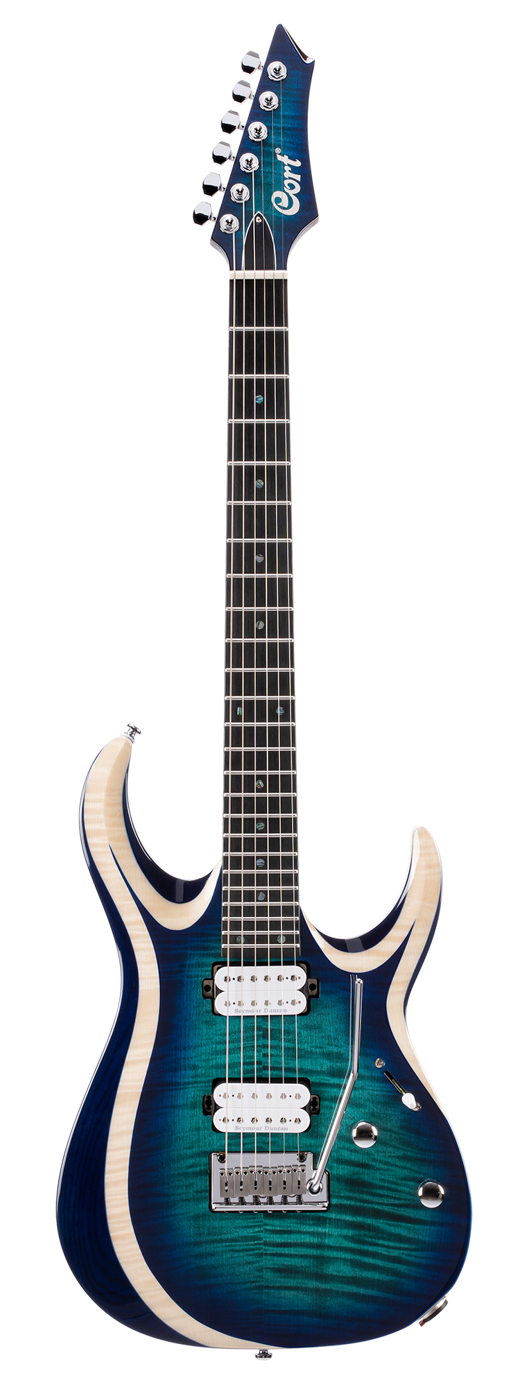 Cort X700 Duality Light Blue Burst