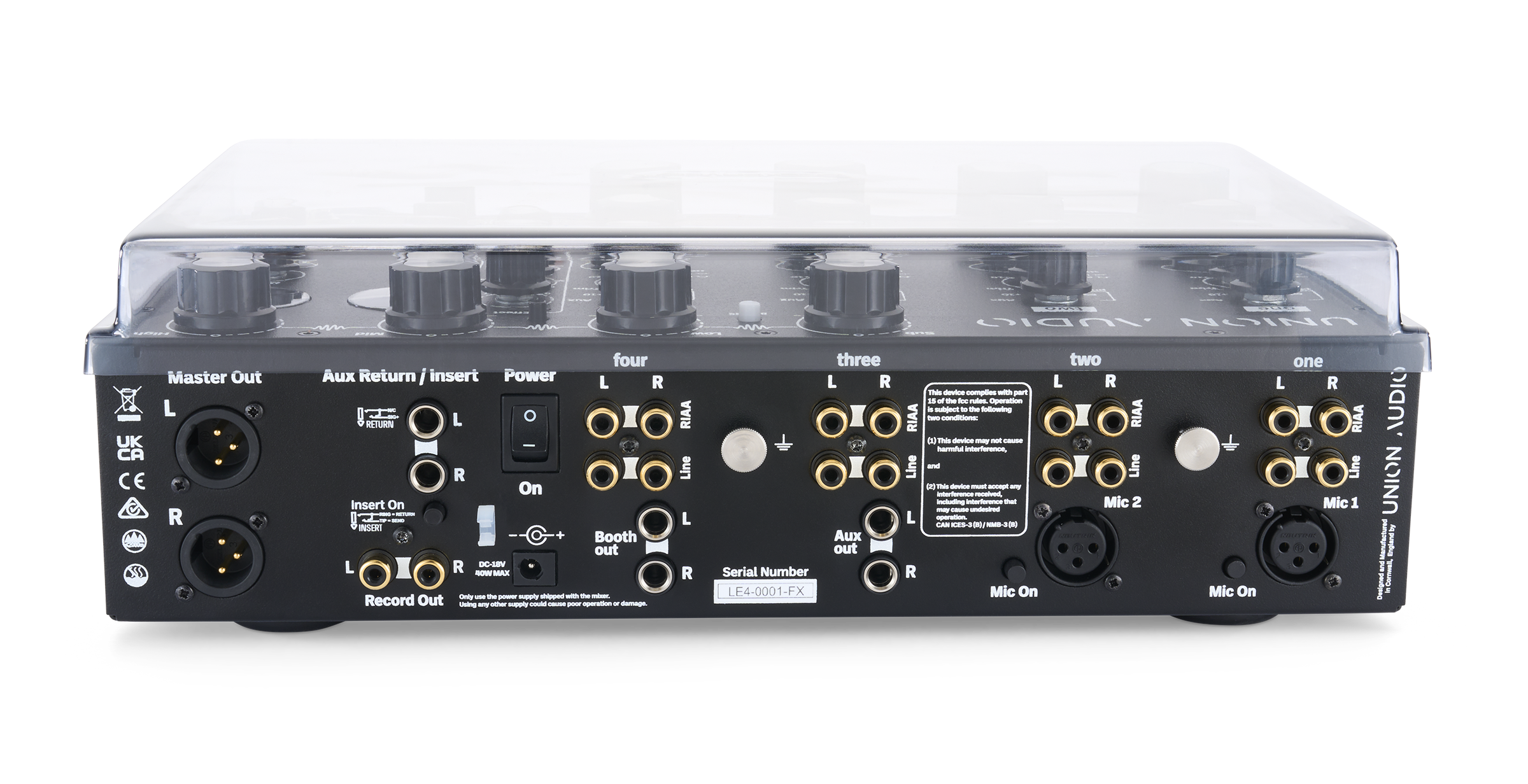 Decksaver Union Audio Orbit.4 LE & Orbit.4 LE FX