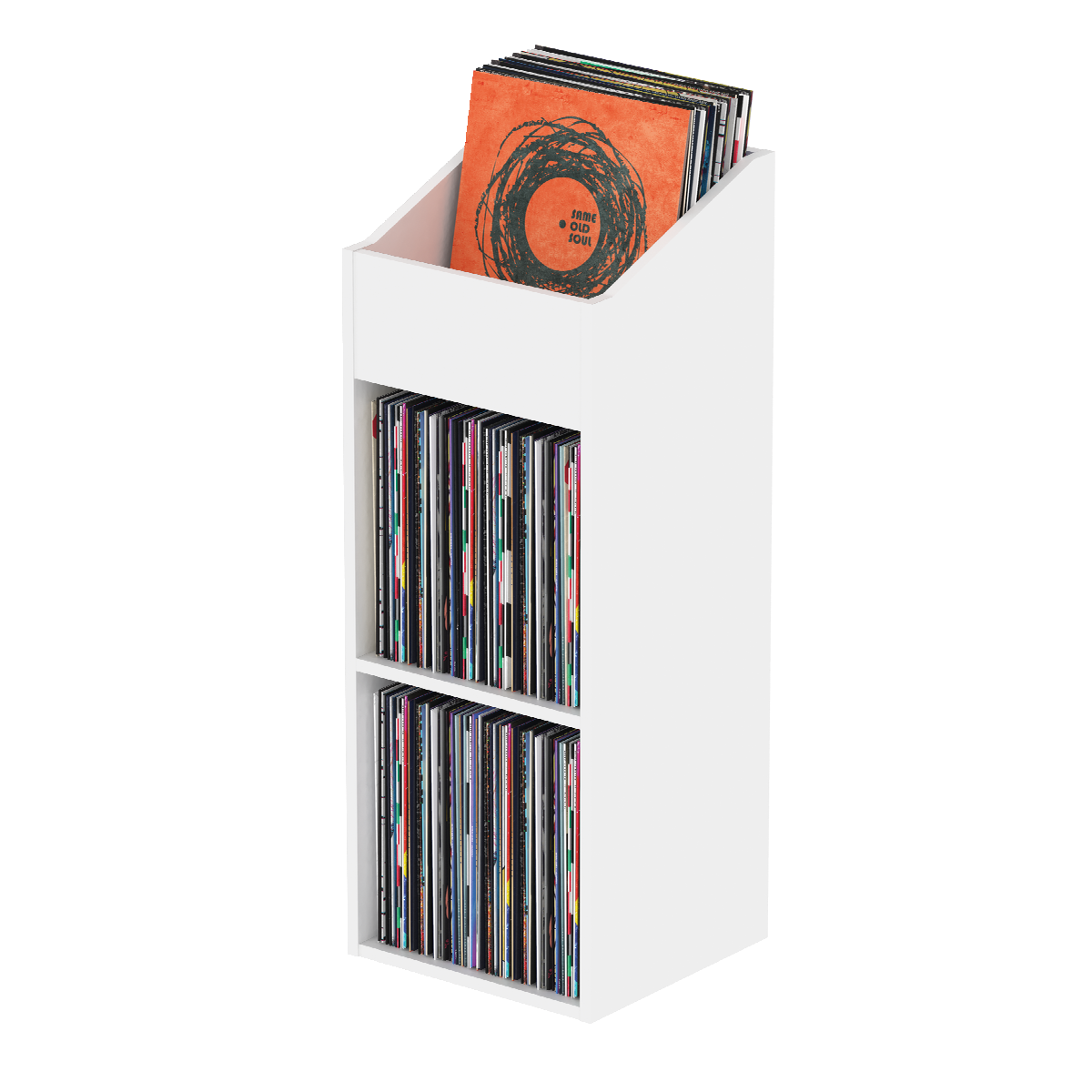 Glorious Record Rack 330 White