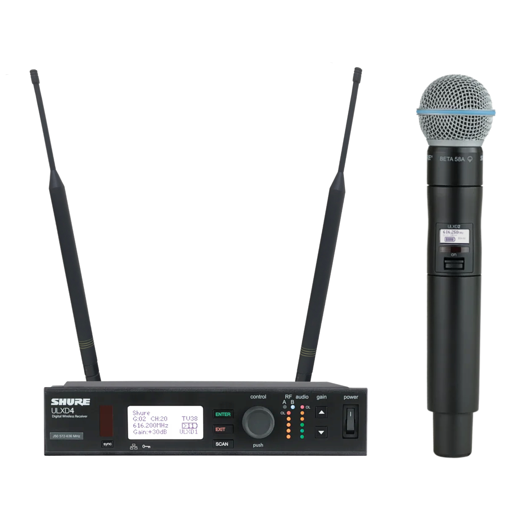 Shure ULXD24 / Beta58