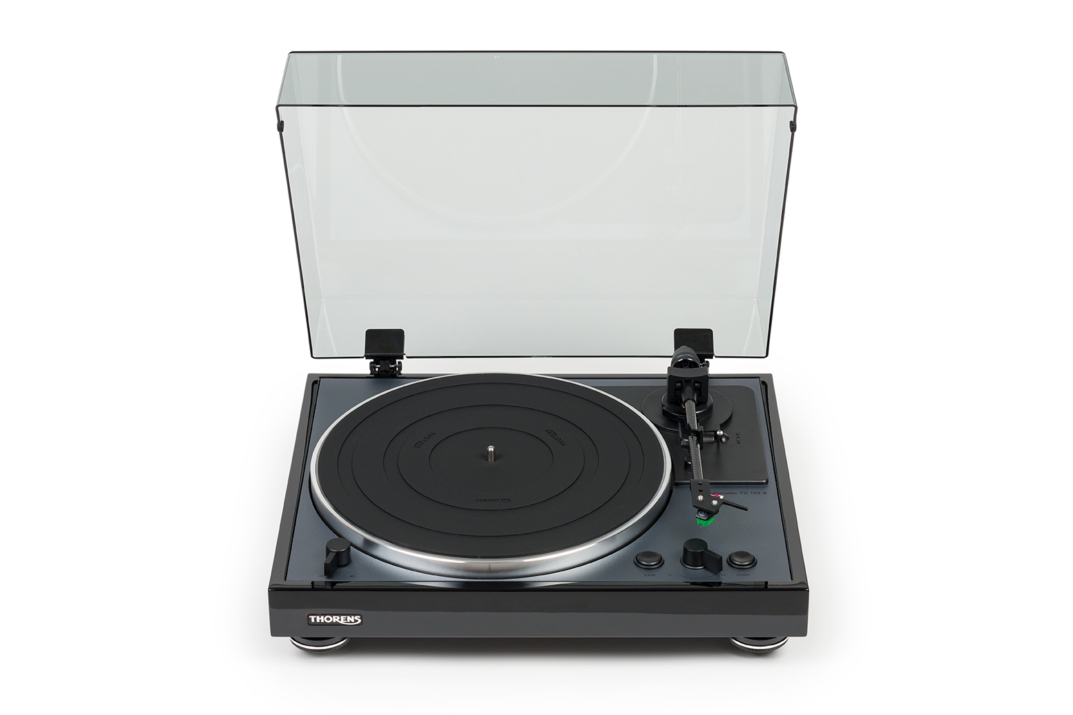Thorens TD 102 A  Black High-Gloss