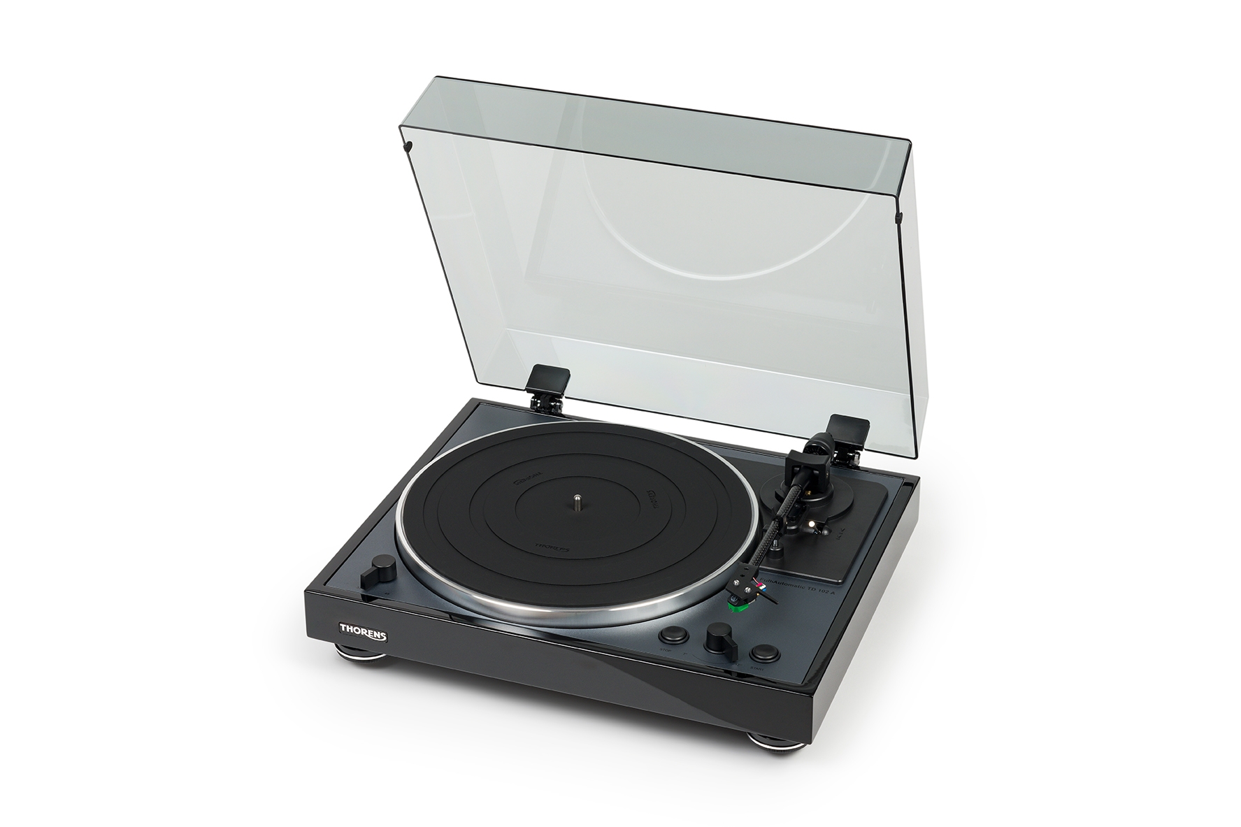 Thorens TD 102 A  Black High-Gloss