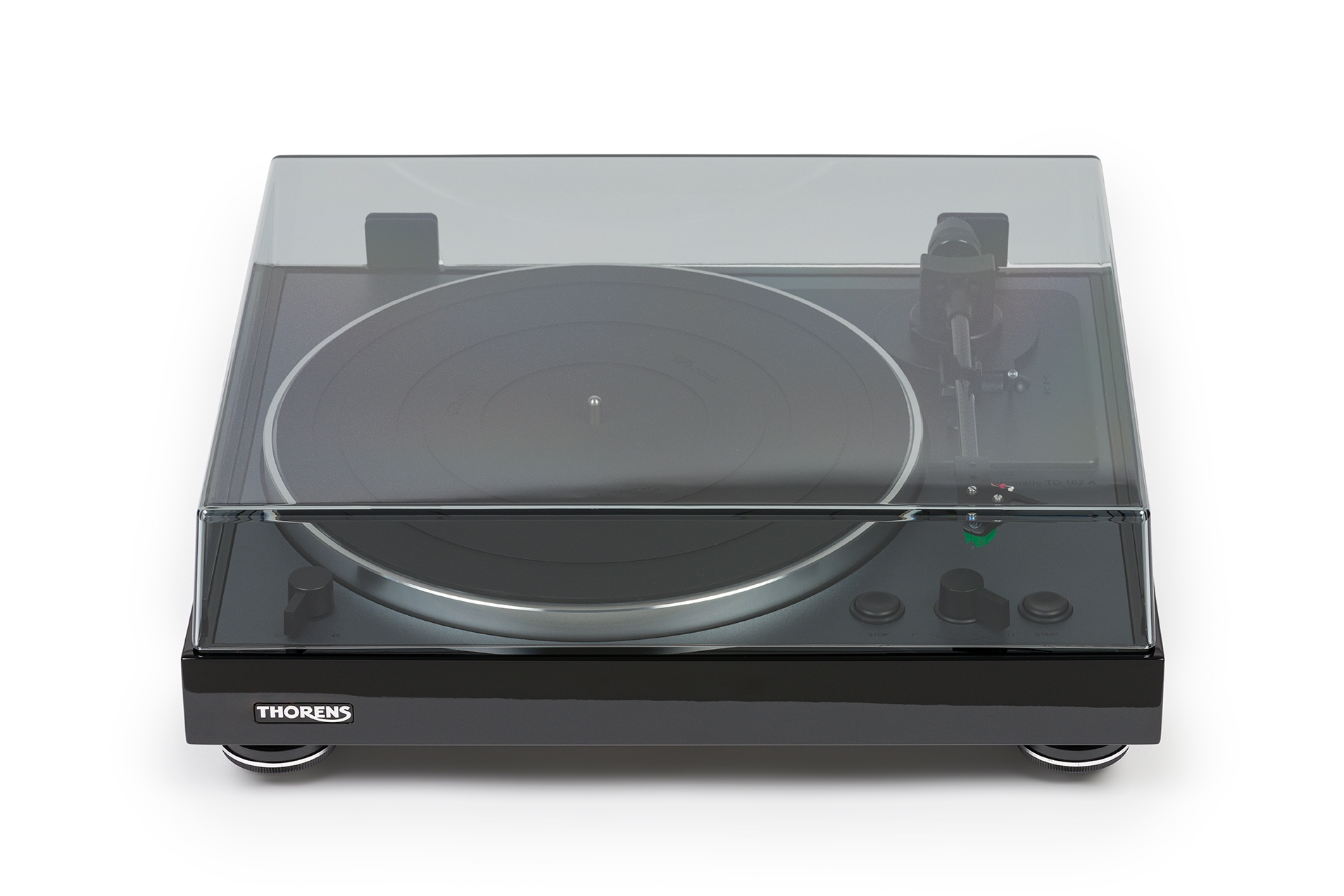 Thorens TD 102 A  Black High-Gloss