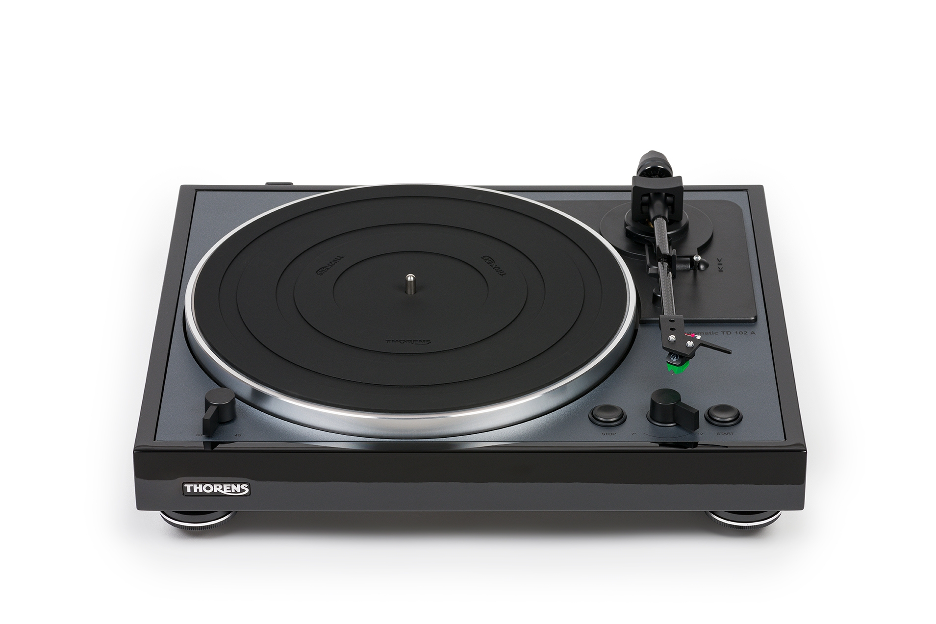 Thorens TD 102 A  Black High-Gloss