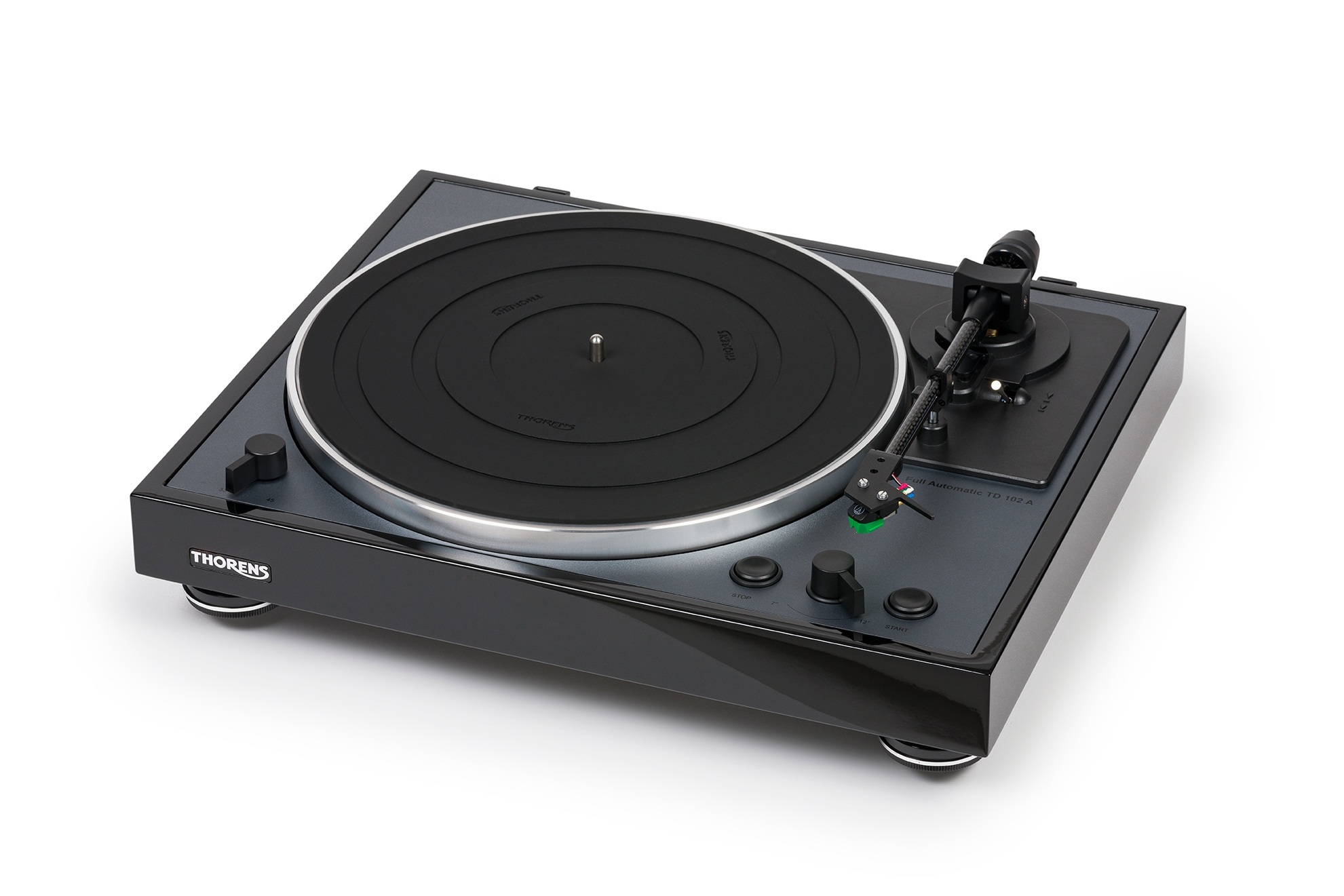 Thorens TD 102 A  Black High-Gloss