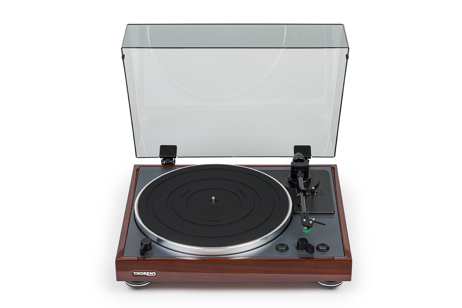Thorens TD 102 A  Walnut High-Gloss