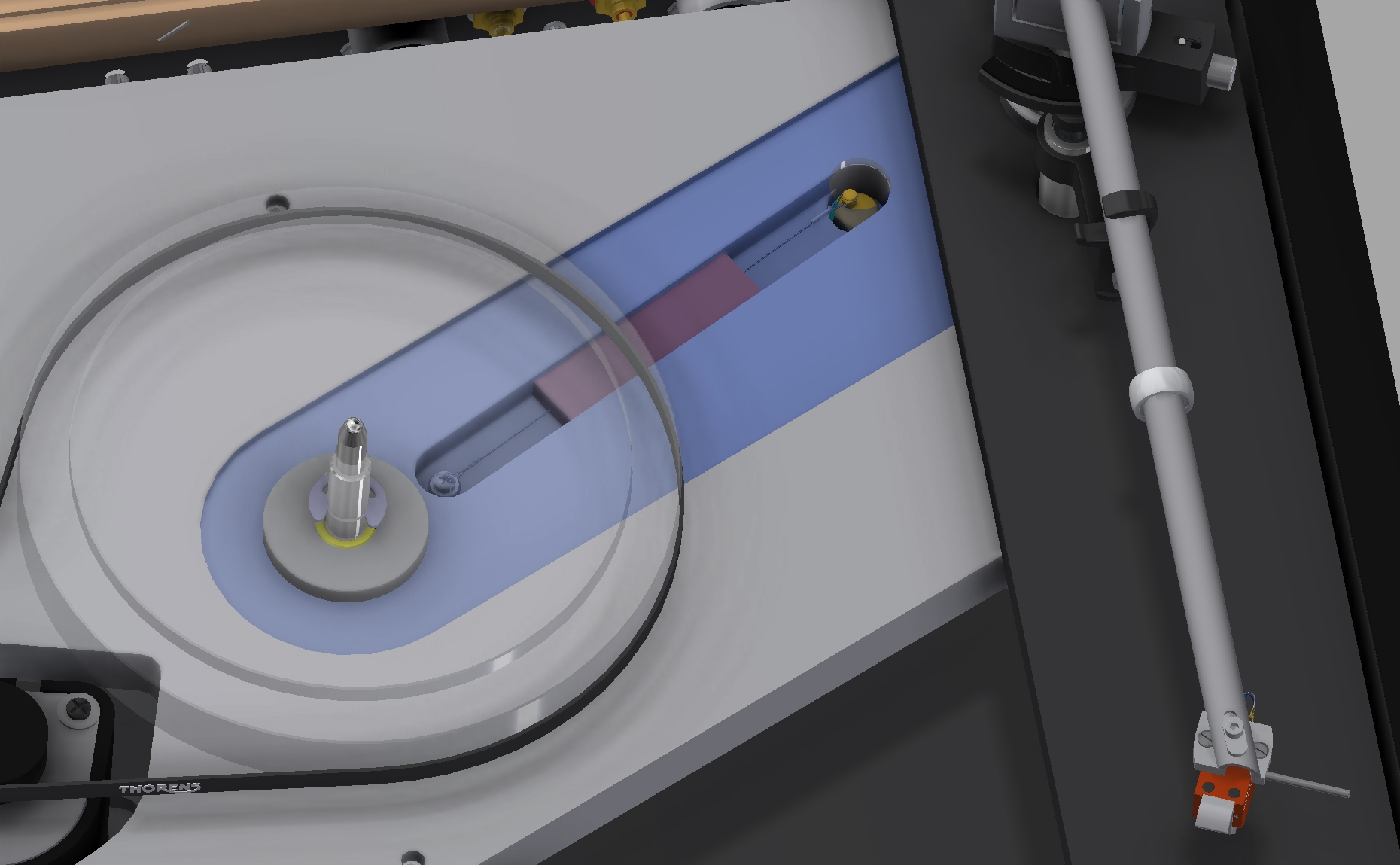 Thorens TD 1601 Walnut High Gloss