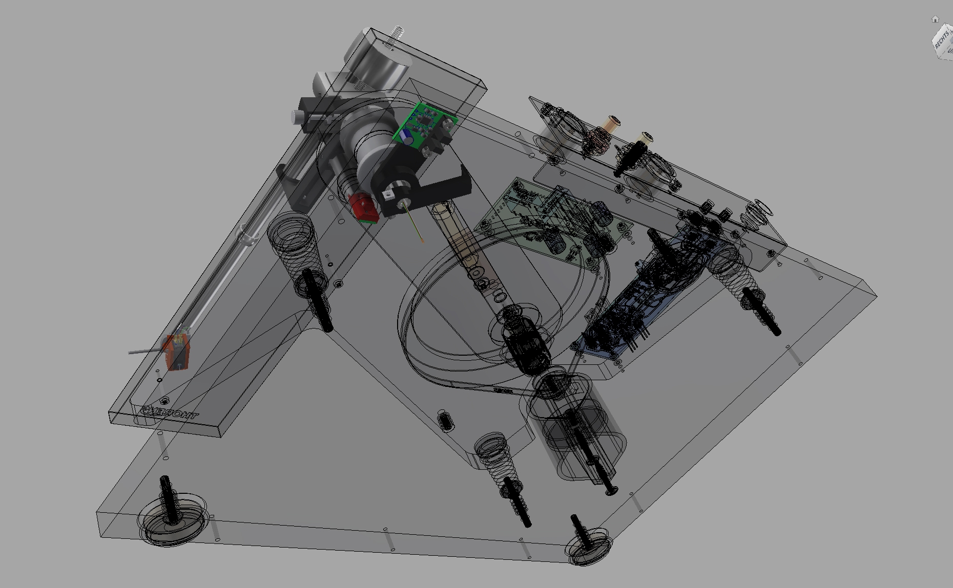 Thorens TD 1601 Walnut High Gloss