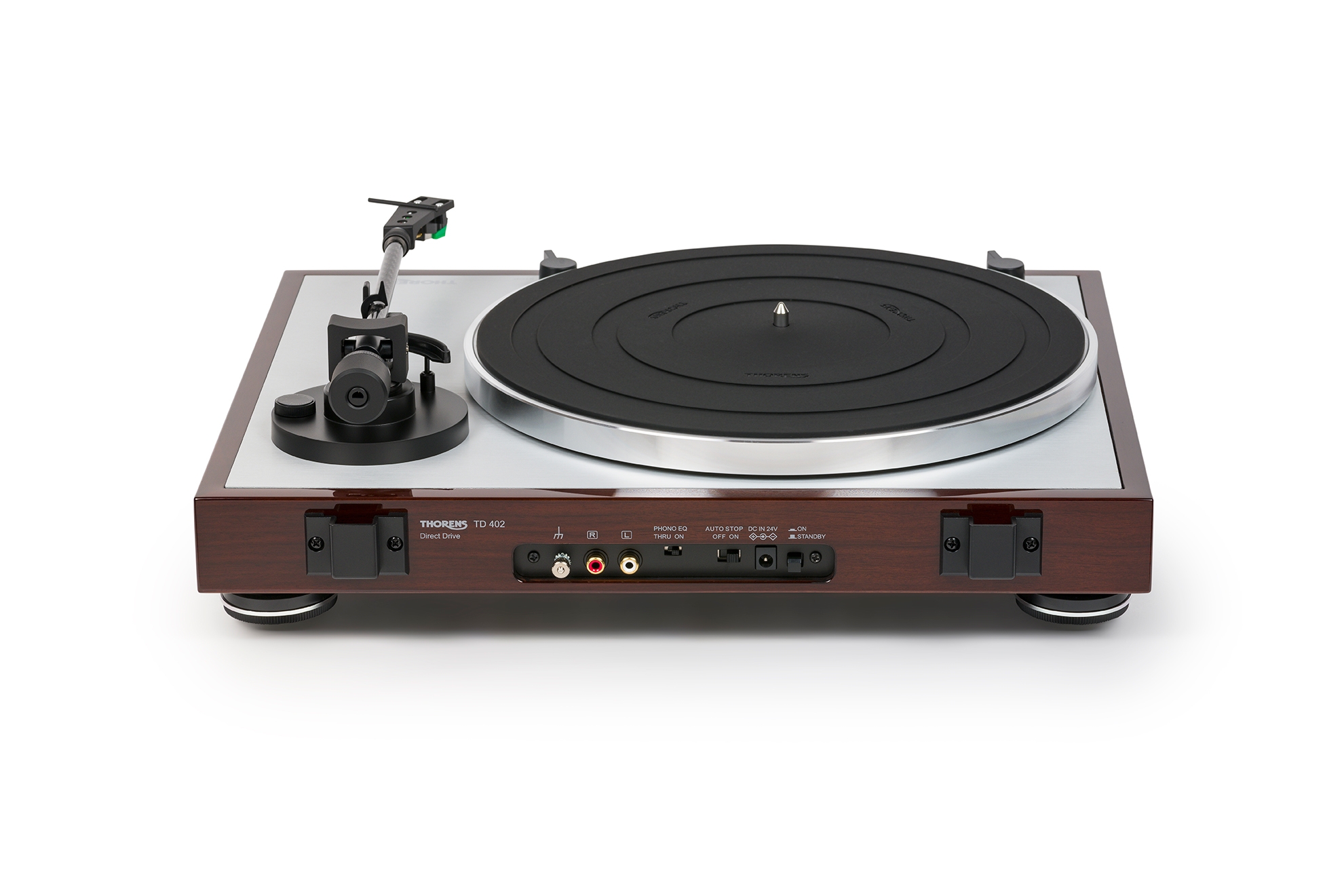 Thorens TD 402 DD Walnut High Gloss