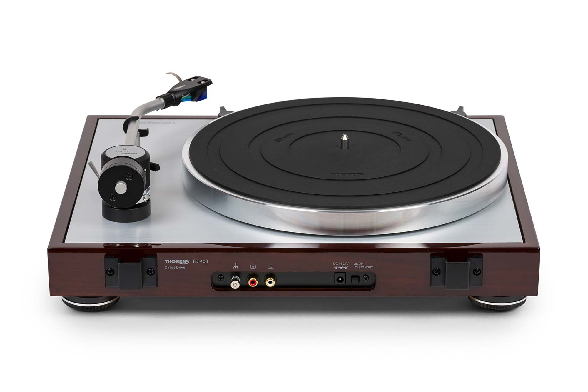 Thorens TD 403 DD Walnut High Gloss