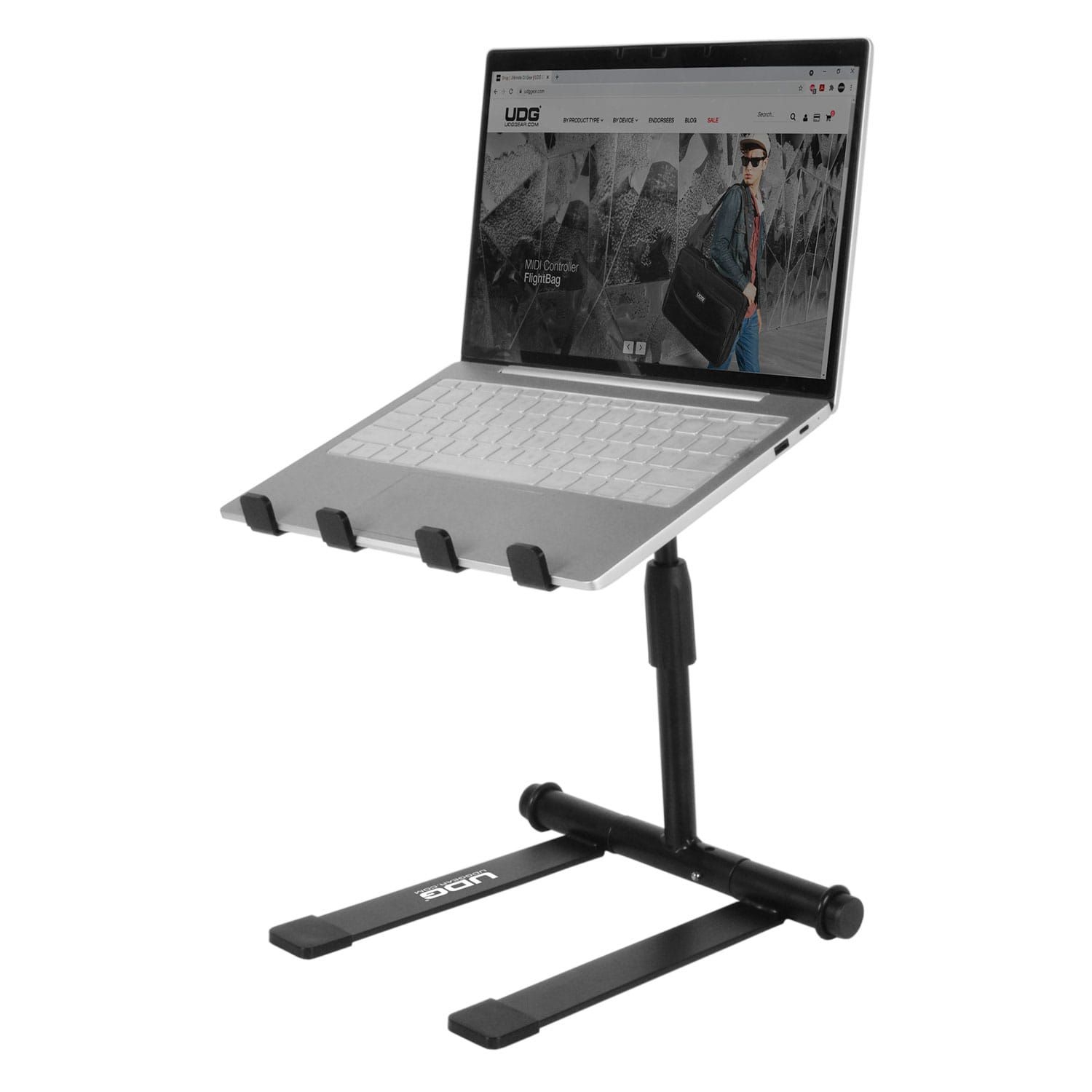 UDG U96111BL Ultimate Height Adjustable Laptop Stand Black