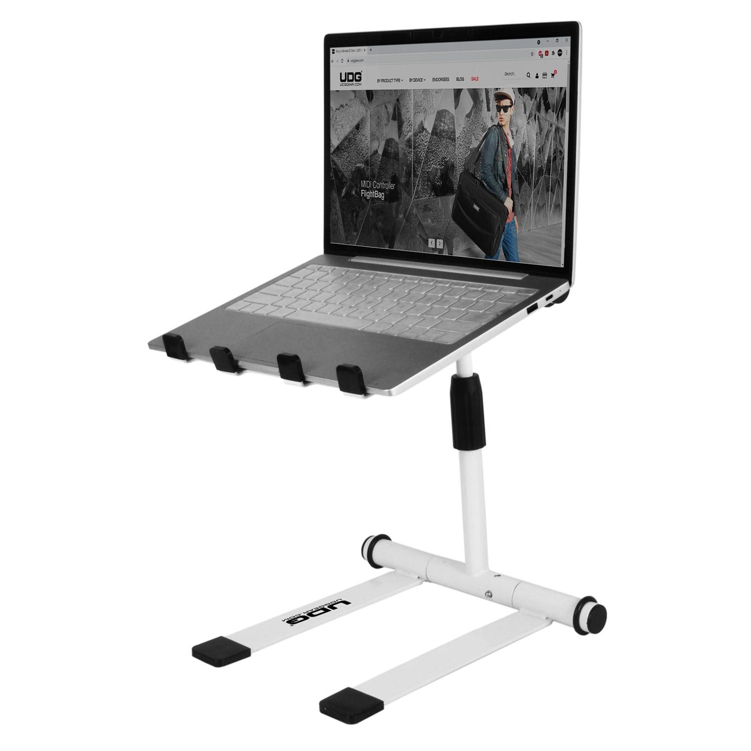UDG U96111WH Ultimate Height Adjustable Laptop Stand White