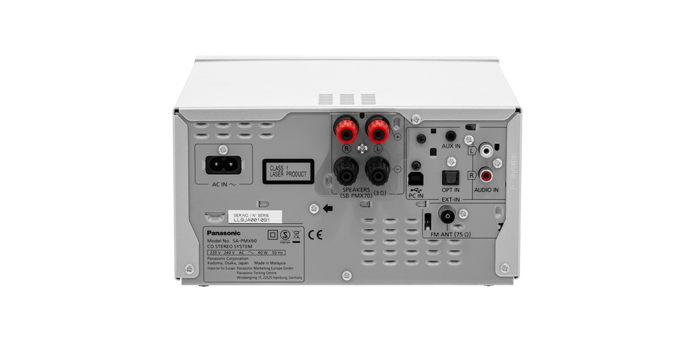 Mini Systems - Panasonic SC-PMX90 Silver