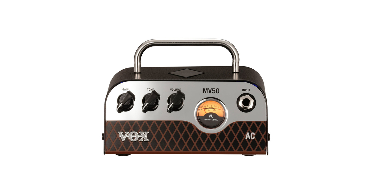 VOX MV50 AC Vox MV50-AC Compact Head Guitar Amplifier Equipped