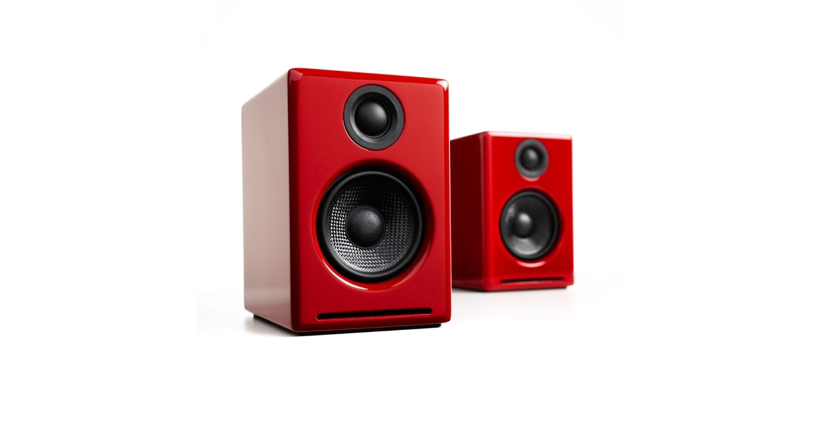 Audioengine A2 + Wireless Red (Pair)