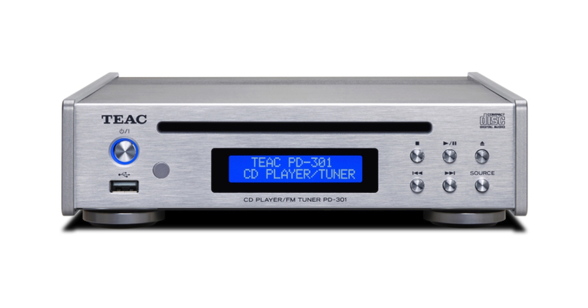 Teac Removable Memory Module CD Players - TEAC PD-301DAB-X Silver