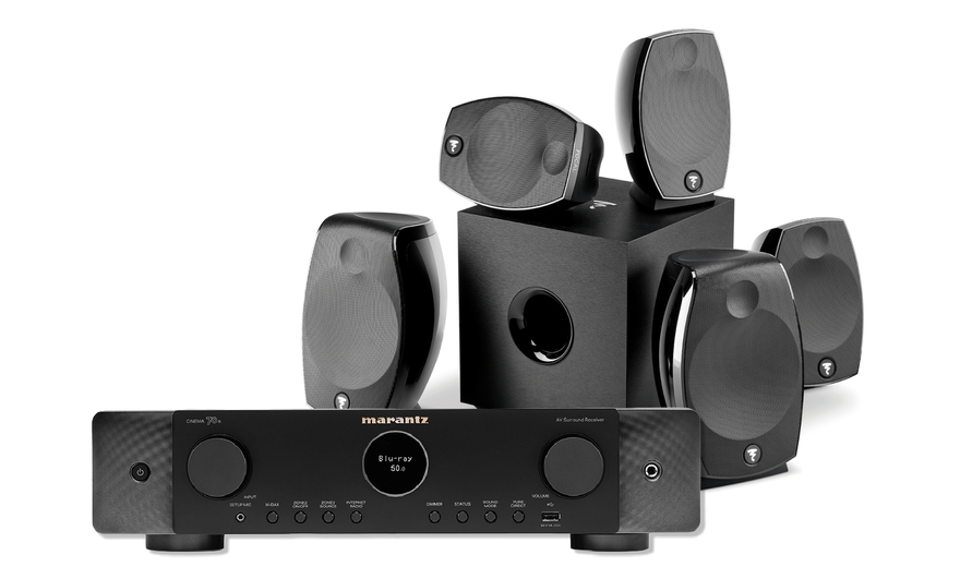 Focal Sib Evo Dolby Atmos 5.1.2 & Marantz Cinema 70s Black