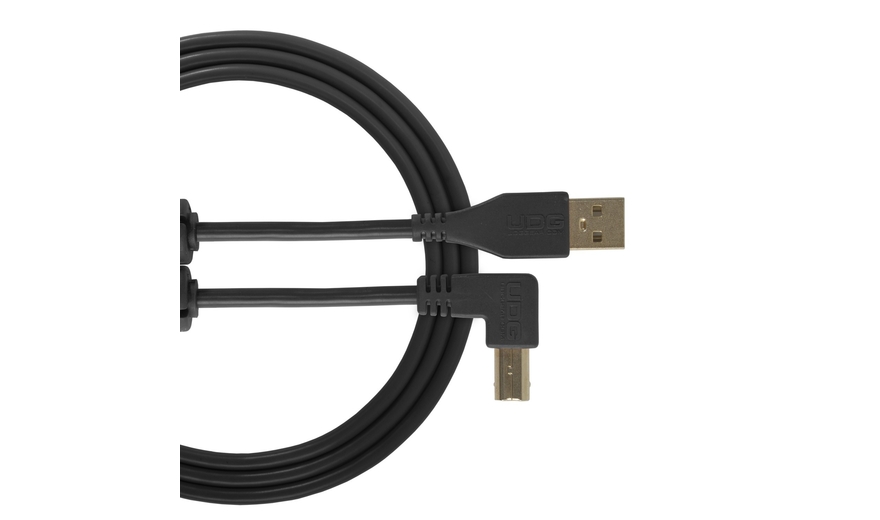 UDG U95005BL UDG Ultimate Audio Cable USB 2.0 A-B Black Angled 2m