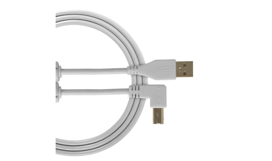 UDG U95005WT UDG Ultimate Audio Cable USB 2.0 A-B White Angled 2m