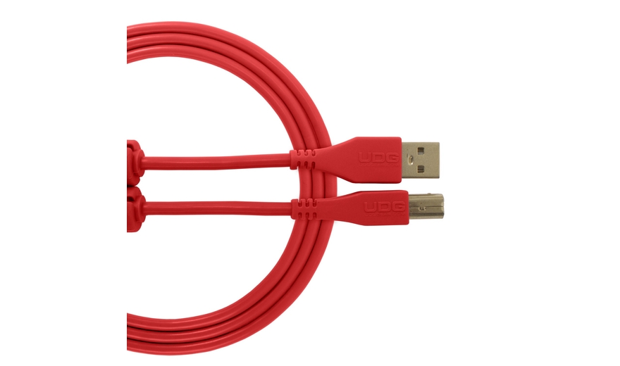 UDG U95003RD UDG Ultimate Audio Cable USB 2.0 A-B Red Straight 3m